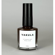 Лак для стемпінгу VAKULA №18 коричневий, 8ml