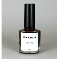 Лак для стемпінгу VAKULA №18 коричневий, 8ml