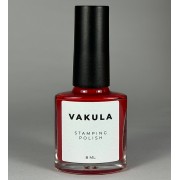 Лак для стемпінгу VAKULA №29 червоний,8мл