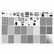 ART STAMPING VAKULA пластина для стемпінгу №0002 
