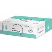 Shelly одноразові рукавички для манікюру з емульсією, 1 пара