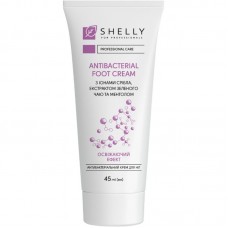 Shelly Крем для ніг антибактеріальний з іонами срібла, екстрактом зеленого чаю і ментолом, 45 мл