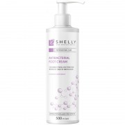 Антибактеріальний крем для ніг з іонами срібла, екстрактом зеленого чаю і ментолом Shelly 500 мл