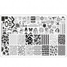 ART STAMPING пластина для стемпінгу №0010