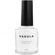 Лак для стемпінгу VAKULA №1 білий, 8ml