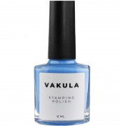 Лак для стемпінгу VAKULA №31 блакитний,8 мл